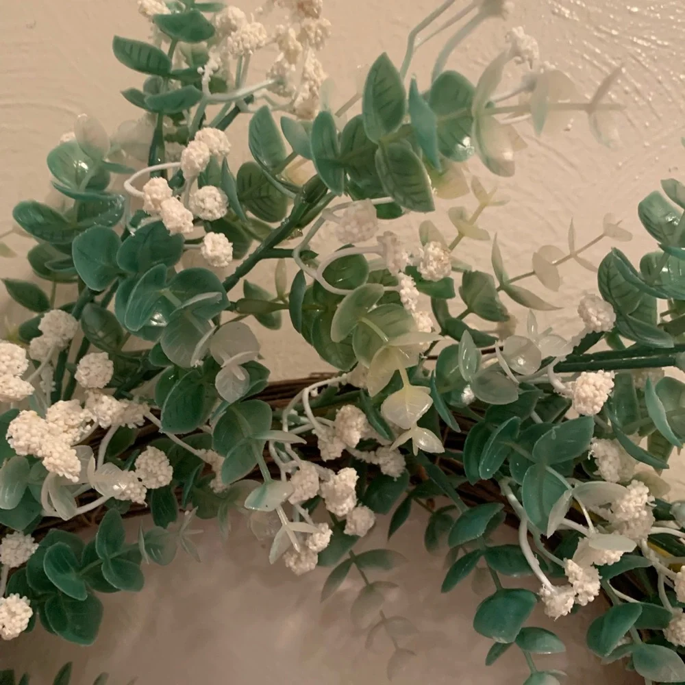 Faux Floral Wreath